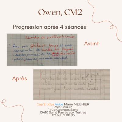 Un avant après avec Marie Meunier.